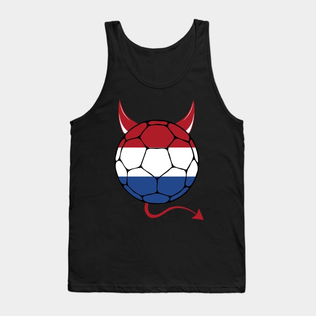 Netherlands Football Halloween Tank Top by footballomatic